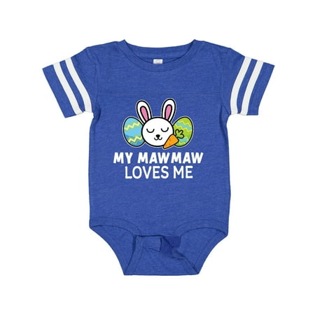 Inktastic My Mawmaw Loves Me with Bunny and Easter Eggs Gift Baby Boy or Baby Girl Bodysuit
Inktastic My Mawmaw Loves Me with Bunny and Easter Eggs Gift Baby Boy or Baby Girl Bodysuit