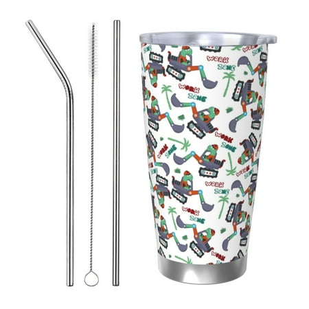 Logiee Dinosaur on Excavator2 Print 20OZ Car Cup with Lid Stainless Steel Vacuum Insulated Double Wall Travel Tumbler Durable Insulated Coffee Mug Thermal Cup with Straw-Straw Three-piece Set
Logiee Dinosaur on Excavator2 Print 20OZ Car Cup with Lid Stainless Steel Vacuum Insulated Double Wall Travel Tumbler Durable Insulated Coffee Mug Thermal Cup with Straw-Straw Three-piece Set
