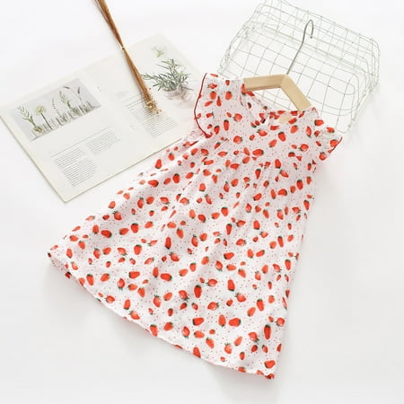 Realhomelove Baby Toddler Girls Summer Casual Cotton Dresses Floral Print Sleeveless Ruffle Dress Beach Party Sundress Overall Outfits Onepiece 2-10T
Realhomelove Baby Toddler Girls Summer Casual Cotton Dresses Floral Print Sleeveless Ruffle Dress Beach Party Sundress Overall Outfits Onepiece 2-10T