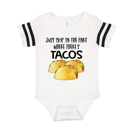 Inktastic Just Skip to the Part Where There s Tacos Gift Baby Boy or Baby Girl Bodysuit
Inktastic Just Skip to the Part Where There s Tacos Gift Baby Boy or Baby Girl Bodysuit