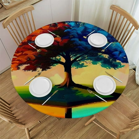 BCIIG Water Reflection Round Table Cover Stain Resistant for Kitchen Dining Wedding Parties 100% Polyester Fiber 46-50
BCIIG Water Reflection Round Table Cover Stain Resistant for Kitchen Dining Wedding Parties 100% Polyester Fiber 46-50