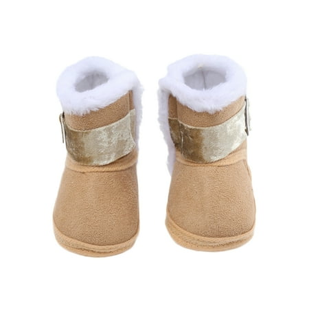 ZIYIXIN Toddler Plush Snow Boots Soft Sole Cotton Comfort Soft Anti-slip Infant Warm Boots
ZIYIXIN Toddler Plush Snow Boots Soft Sole Cotton Comfort Soft Anti-slip Infant Warm Boots