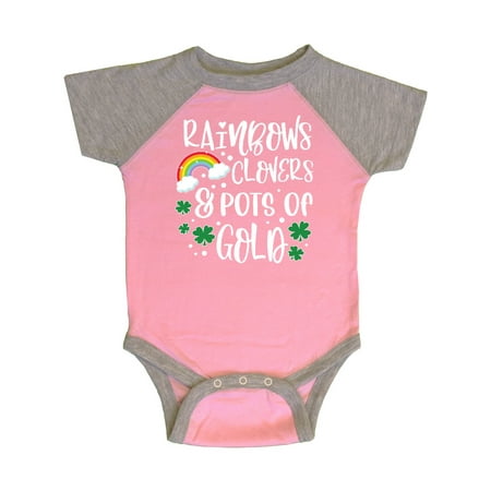 Inktastic St .Patrick s Day Rainbows Clovers & Pots of Gold Gift Baby Boy or Baby Girl Bodysuit
Inktastic St .Patrick s Day Rainbows Clovers & Pots of Gold Gift Baby Boy or Baby Girl Bodysuit