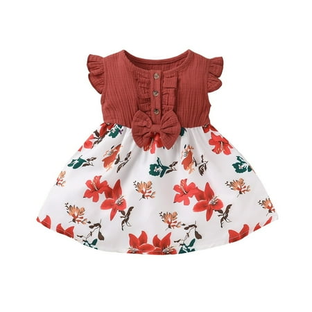 OLLUISNEO 3-4T Toddler Baby Girls Summer Dress Sleeveless Patchwork Floral Print Dress
OLLUISNEO 3-4T Toddler Baby Girls Summer Dress Sleeveless Patchwork Floral Print Dress