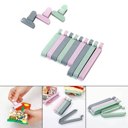12Pcs/Set Portable Sealing Bag Clips Food Snack Storage Clamp Plastic Bag Sealer Tool
12Pcs/Set Portable Sealing Bag Clips Food Snack Storage Clamp Plastic Bag Sealer Tool