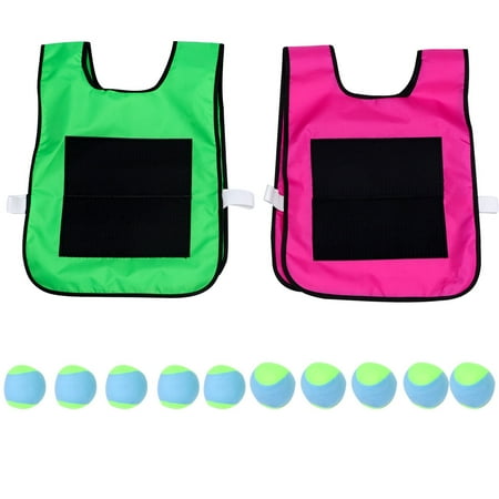 1 Set Children Sticky Ball and Vest Game Props Sticky Ball Vest Group Plaything for Home School (Green Pink Vest and 10 Pcs Spo
1 Set Children Sticky Ball and Vest Game Props Sticky Ball Vest Group Plaything for Home School (Green Pink Vest and 10 Pcs Spo