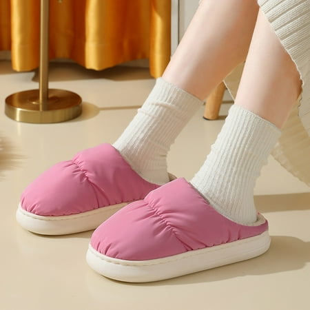 Gubotare Men s Slippers Men s Warm Cotton Knit Memory Foam Slippers Soft Yarn House Slippers with Anti Slip Sole Pink 6
Gubotare Men s Slippers Men s Warm Cotton Knit Memory Foam Slippers Soft Yarn House Slippers with Anti Slip Sole Pink 6