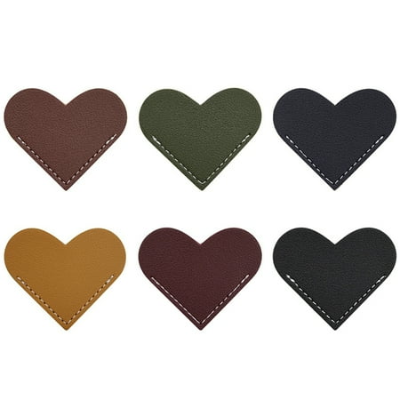 Leather Heart Bookmark Heart Page Corner Handmade Bookmark Leather Reading Bookmarks Accessories for Women Book Lovers
Leather Heart Bookmark Heart Page Corner Handmade Bookmark Leather Reading Bookmarks Accessories for Women Book Lovers