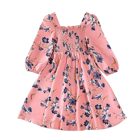 Toddler Girl Dresses Kid Long Sleeve Quare Neck Puff Sleeves Princess Children Spring Summer Fall Floral Dresses for Photoshoot Size 3-4T
Toddler Girl Dresses Kid Long Sleeve Quare Neck Puff Sleeves Princess Children Spring Summer Fall Floral Dresses for Photoshoot Size 3-4T