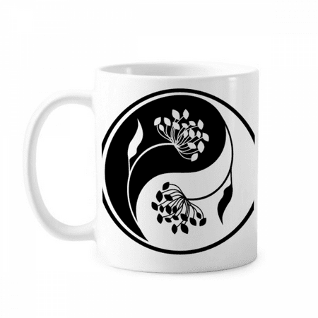 Culture Yin-yang Black White Flower Mug Pottery Cerac Coffee Porcelain Cup Tableware
Culture Yin-yang Black White Flower Mug Pottery Cerac Coffee Porcelain Cup Tableware