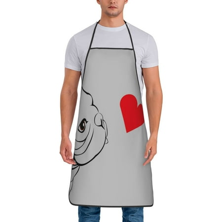 Matuu Animal Bulldog1 for Cooking Apron for Men and Women Adjustable Strap and Waist Ties for Baking Cooking Gardening
Matuu Animal Bulldog1 for Cooking Apron for Men and Women Adjustable Strap and Waist Ties for Baking Cooking Gardening