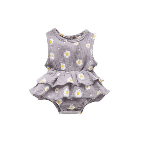 Infant Girls Bodysuits Ruffle Trim Floral Printed Sleeveless Baby Clothes Newborn Kids Children Loose Fashion Outwear Leisure Spring Summer Rompers Jumpsuits
Infant Girls Bodysuits Ruffle Trim Floral Printed Sleeveless Baby Clothes Newborn Kids Children Loose Fashion Outwear Leisure Spring Summer Rompers Jumpsuits