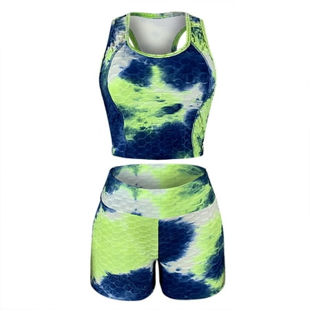 Dadaria 2 Piece Outfits for Women Shorts Set Summer Sleeveless Seamless Ribbed Crop Tank High Waist Shorts Yoga Outfits Sets Yellow S Female
Dadaria 2 Piece Outfits for Women Shorts Set Summer Sleeveless Seamless Ribbed Crop Tank High Waist Shorts Yoga Outfits Sets Yellow S Female