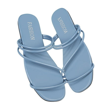 symoid Womens Flat Sandals Wide Width- Casual Comfort New Summer Open Toe Sky Blue Sandals for Ladies Size 7.5
symoid Womens Flat Sandals Wide Width- Casual Comfort New Summer Open Toe Sky Blue Sandals for Ladies Size 7.5