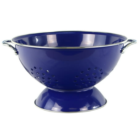 Multi-Purpose 5 Quart Colander/Strainer Indigo