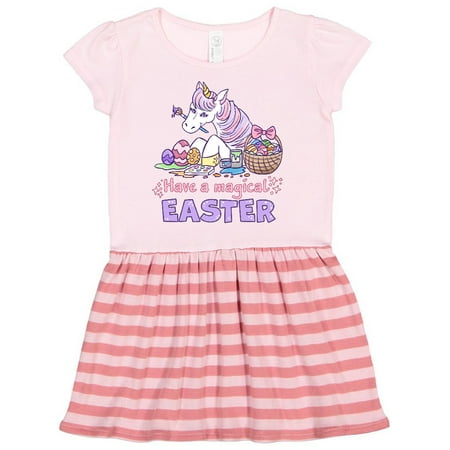 Inktastic Have A Magical Easter Unicorn Gift Toddler Girl Dress