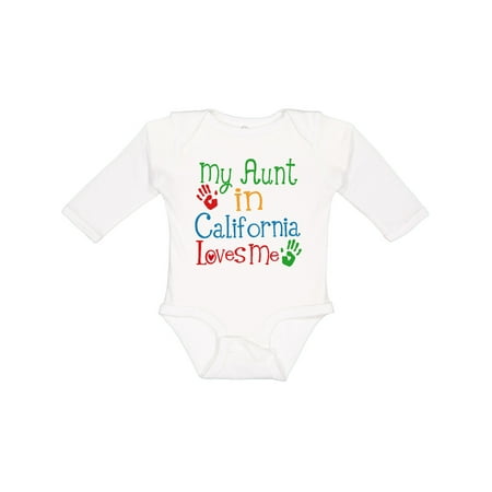 Inktastic My Aunt in California Loves Me Gift Baby Boy or Baby Girl Long Sleeve Bodysuit
Inktastic My Aunt in California Loves Me Gift Baby Boy or Baby Girl Long Sleeve Bodysuit