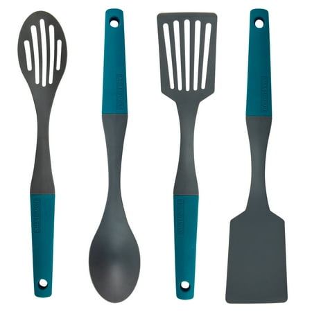 Taste of Home 4 Piece Nylon Tools Bundle in Sea Green and Ash Gray