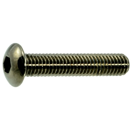 #10-32 x 1 Black Chrome Button Head Socket Cap Screws (6 pcs.)
#10-32 x 1 Black Chrome Button Head Socket Cap Screws (6 pcs.)