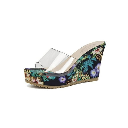 Wazshop Womens Slides Open Toe Wedge Sandals High Heel Slippers Soft Slip On Shoes Ladies Platform Sandal Floral Cozy Green 6
Wazshop Womens Slides Open Toe Wedge Sandals High Heel Slippers Soft Slip On Shoes Ladies Platform Sandal Floral Cozy Green 6