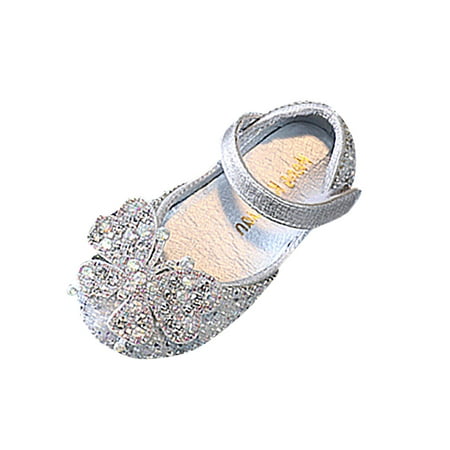 

Qufokar Baby Shoe Size 4 Girl Size 4 Girls Sandals Childrens Shoes Pearl Rhinestones Shining Kids Princess Shoes Baby Girls Shoes for Party And Wedding Dancing Shoes