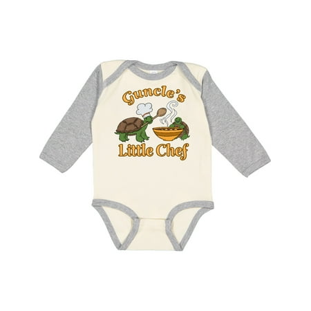 Inktastic Guncle s Little Chef with Cute Turtles Gift Baby Boy or Baby Girl Long Sleeve Bodysuit
Inktastic Guncle s Little Chef with Cute Turtles Gift Baby Boy or Baby Girl Long Sleeve Bodysuit
