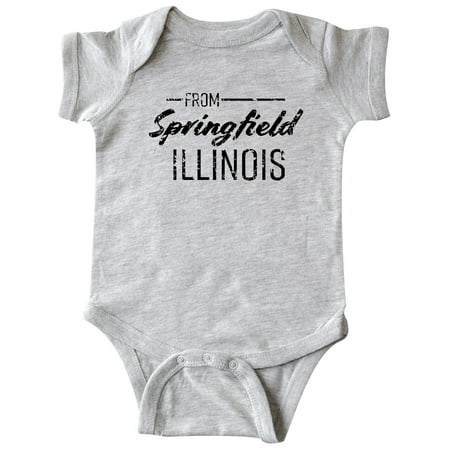 Inktastic From Springfield Illinois in Black Distressed Text Gift Baby Boy or Baby Girl Bodysuit
Inktastic From Springfield Illinois in Black Distressed Text Gift Baby Boy or Baby Girl Bodysuit
