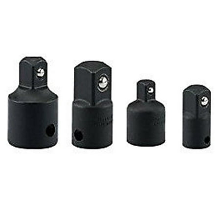 BAMILL 4pcs Stainless Steel Adapter Drive Impact Wrench Socket Adapter Converter