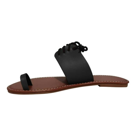Jsezml Flip Flops for Women Lace Up Flat Sandals Toe Ring Casual Beach Slippers Comfort Travel Shoes Ladies Summer Flats
Jsezml Flip Flops for Women Lace Up Flat Sandals Toe Ring Casual Beach Slippers Comfort Travel Shoes Ladies Summer Flats