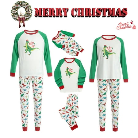 Family Matching Christmas Pajamas Set Dinosaur Printed Tops+Pants Holiday Loungewear Sleepwear Pjs Set for Adult Kids Baby
Family Matching Christmas Pajamas Set Dinosaur Printed Tops+Pants Holiday Loungewear Sleepwear Pjs Set for Adult Kids Baby