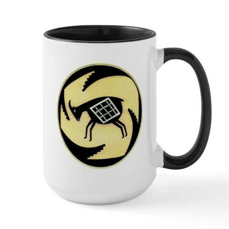 CafePress - MIMBRES BUTTING GOAT BOWL DESIGN Large Mug - 15 oz Ceramic Large Mug
CafePress - MIMBRES BUTTING GOAT BOWL DESIGN Large Mug - 15 oz Ceramic Large Mug
