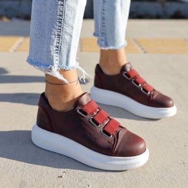 Nelly X in Burgundy Red