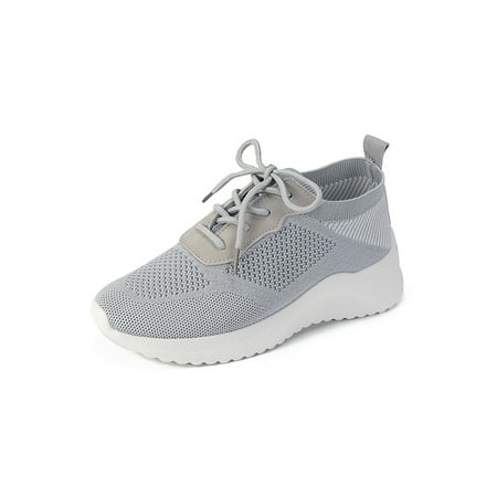 Welliumy Womens Running Shoe Mesh Walking Shoes Wedge Sneakers Outdoor Trainers Sport Anti-skid Breathable Athletic Sneaker Gray 5.5
Welliumy Womens Running Shoe Mesh Walking Shoes Wedge Sneakers Outdoor Trainers Sport Anti-skid Breathable Athletic Sneaker Gray 5.5