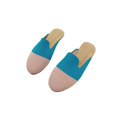 Tenmix Womens Flats Slip On Clogs Summer Mules Casual Slides Slippers Ladies Round Toe Comfort Blue Pink 7
Tenmix Womens Flats Slip On Clogs Summer Mules Casual Slides Slippers Ladies Round Toe Comfort Blue Pink 7