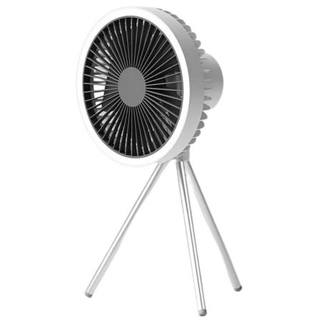 Chicmine 10000mAh Tripod Fan Battery Operated Rechargeable 3-speed Ring Night Light Desk Fan for Camping
Chicmine 10000mAh Tripod Fan Battery Operated Rechargeable 3-speed Ring Night Light Desk Fan for Camping
