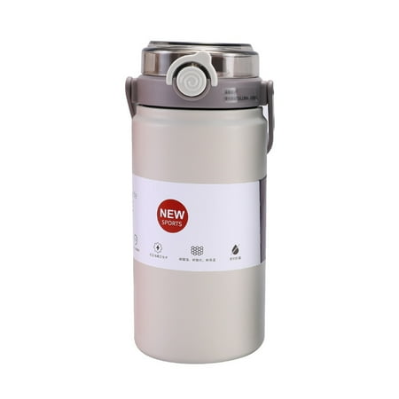 Sports Pot 34oz White Portable Handle with pop-up Lid and Straw Large wide mouth Stainless Steel mug
Sports Pot 34oz White Portable Handle with pop-up Lid and Straw Large wide mouth Stainless Steel mug