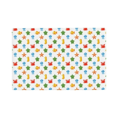 Rocae Undersea Animals Printed Heat Resistant Place Mats Classic Hemstitch Cloth Fabric Placemats Imitation Linen Place Mat Table Mats 18x12 inch
Rocae Undersea Animals Printed Heat Resistant Place Mats Classic Hemstitch Cloth Fabric Placemats Imitation Linen Place Mat Table Mats 18x12 inch