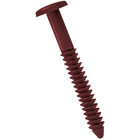 Ekena Millwork 3 Lifetime Vinyl Shutter-Lok s Wineberry (4/Bag)