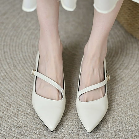 FZM Women shoes Fashion Summer And Autumn Women Pumps Pointed Toe Buckle Shallow Mouth Low Heel Solid Color Casual
FZM Women shoes Fashion Summer And Autumn Women Pumps Pointed Toe Buckle Shallow Mouth Low Heel Solid Color Casual