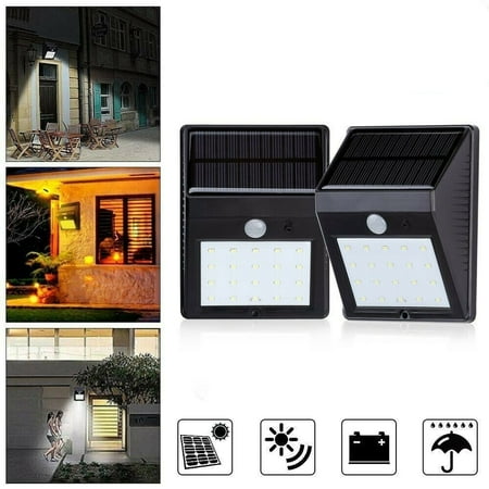 Solar Lights Outdoor Wireless IP65 Waterproof Solar Lights Security Solar Motion Sensor Lights for Fence Front Door Yard Patio Garden (2 PACK)
Solar Lights Outdoor Wireless IP65 Waterproof Solar Lights Security Solar Motion Sensor Lights for Fence Front Door Yard Patio Garden (2 PACK)
