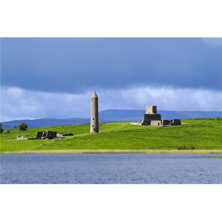 Posterazzi DPI1799392 Devenish Monastic Site Co Fermanagh Ireland Poster Print by The Irish Image Collection, 17 x 11