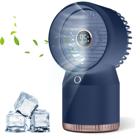 Portable Mini Cooling Fan With 610ml Large Capacity Water Tank Digital Display Quiet Operation Desktop Humidifier
Portable Mini Cooling Fan With 610ml Large Capacity Water Tank Digital Display Quiet Operation Desktop Humidifier