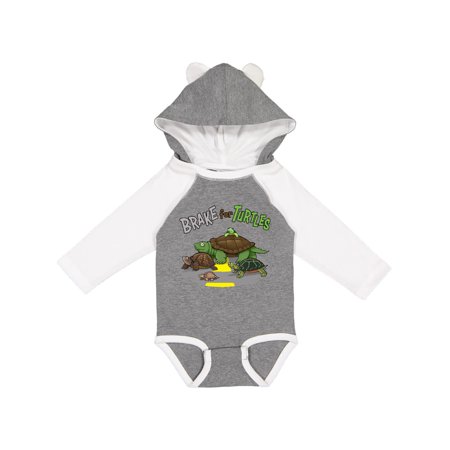 Inktastic Brake for Turtles- turtle crossing Gift Baby Boy or Baby Girl Long Sleeve Bodysuit
Inktastic Brake for Turtles- turtle crossing Gift Baby Boy or Baby Girl Long Sleeve Bodysuit
