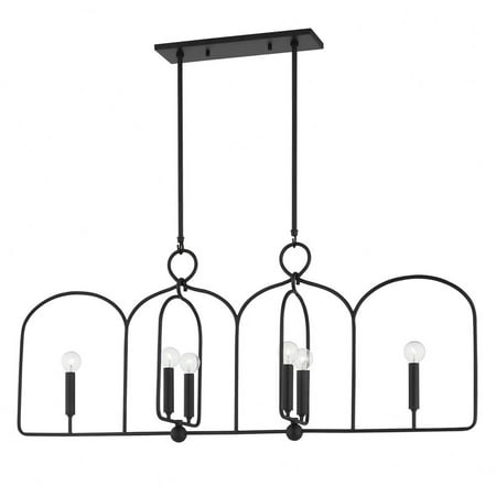 -6 Light Island Pendant in Transitional Style-45.25 inches Wide Aged Iron Bailey Street Home 735-Bel-4488908
-6 Light Island Pendant in Transitional Style-45.25 inches Wide Aged Iron Bailey Street Home 735-Bel-4488908