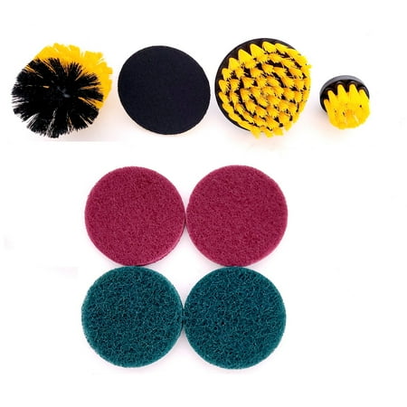 Drill Brush Scrub Pads 8 Piece Power Scrubber For Bathroom Kitchen Car Tiles Sinks
Drill Brush Scrub Pads 8 Piece Power Scrubber For Bathroom Kitchen Car Tiles Sinks