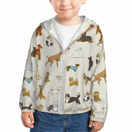 Qekee Dogs Funny Pets Print UPF 50+ Kids Sun-Protective Hooded Long Sleeve Rash Guard for Fishing Water Beach Sports -2 Years
Qekee Dogs Funny Pets Print UPF 50+ Kids Sun-Protective Hooded Long Sleeve Rash Guard for Fishing Water Beach Sports -2 Years