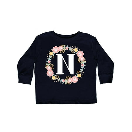 Inktastic Monogram Letter N Rose Floral Wreath Gift Gift Toddler Toddler Girl Long Sleeve T-Shirt
Inktastic Monogram Letter N Rose Floral Wreath Gift Gift Toddler Toddler Girl Long Sleeve T-Shirt