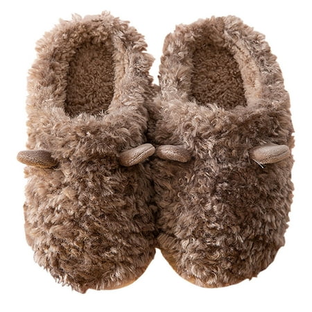 Kids Cute Ear House Slippers Soft Fleece Warm Indoor Outdoor Slippers Comfy Fuzzy Slippers with Anti-Slip Rubber Sole 4-11T
Kids Cute Ear House Slippers Soft Fleece Warm Indoor Outdoor Slippers Comfy Fuzzy Slippers with Anti-Slip Rubber Sole 4-11T
