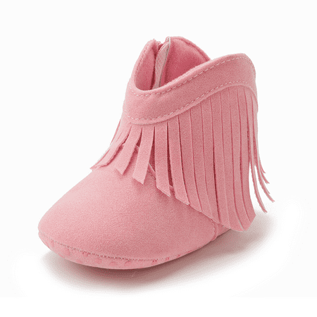 Infant Baby Girls Shoes Cowboy Tassel Boots Side Zipper Soft Bottom Non-Slip Toddler Shoes
Infant Baby Girls Shoes Cowboy Tassel Boots Side Zipper Soft Bottom Non-Slip Toddler Shoes