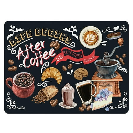 JANGSLNG Coffee Maker Mat Absorbent Dish Drying Mat Long-lasting Multi-purpose Non-slip Table Mat for Home Kitchen Counter
JANGSLNG Coffee Maker Mat Absorbent Dish Drying Mat Long-lasting Multi-purpose Non-slip Table Mat for Home Kitchen Counter